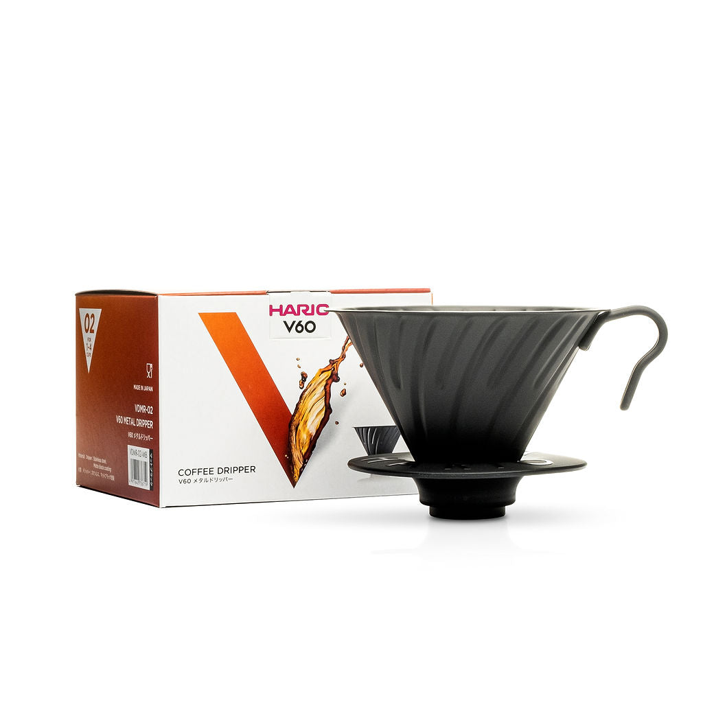 Hario V60 Metal Coffee Dripper 02 - Black