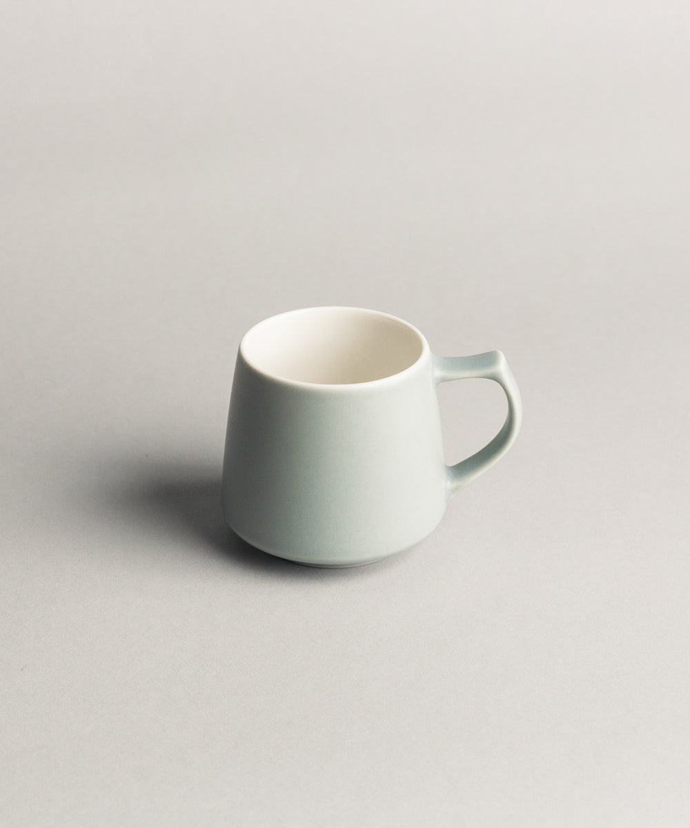 Side of Green Origami Japan Ceramic Coffee Mug Cup