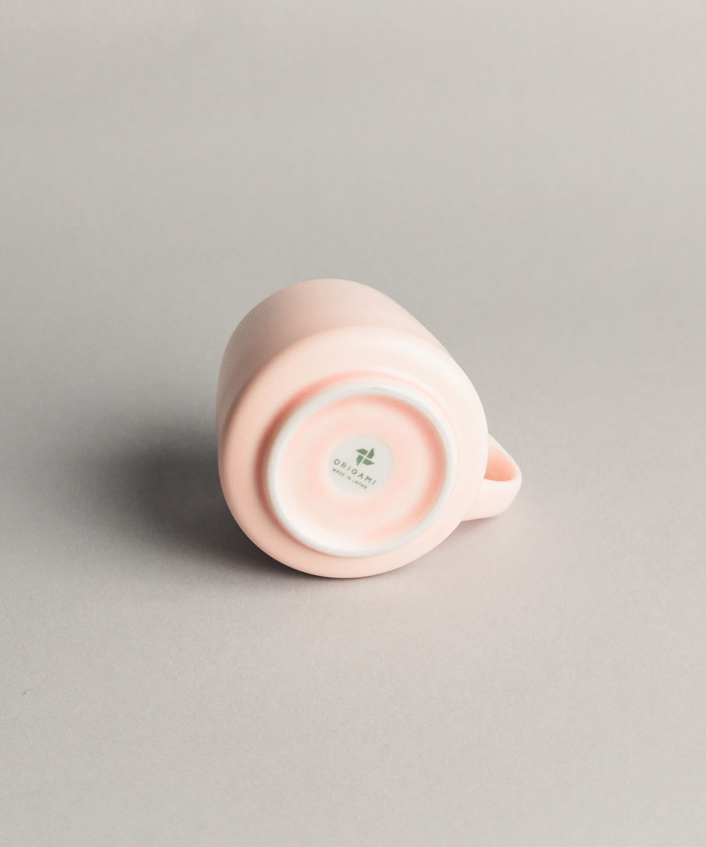 Bottom of Pink Origami Japan Ceramic Coffee Mug Cup