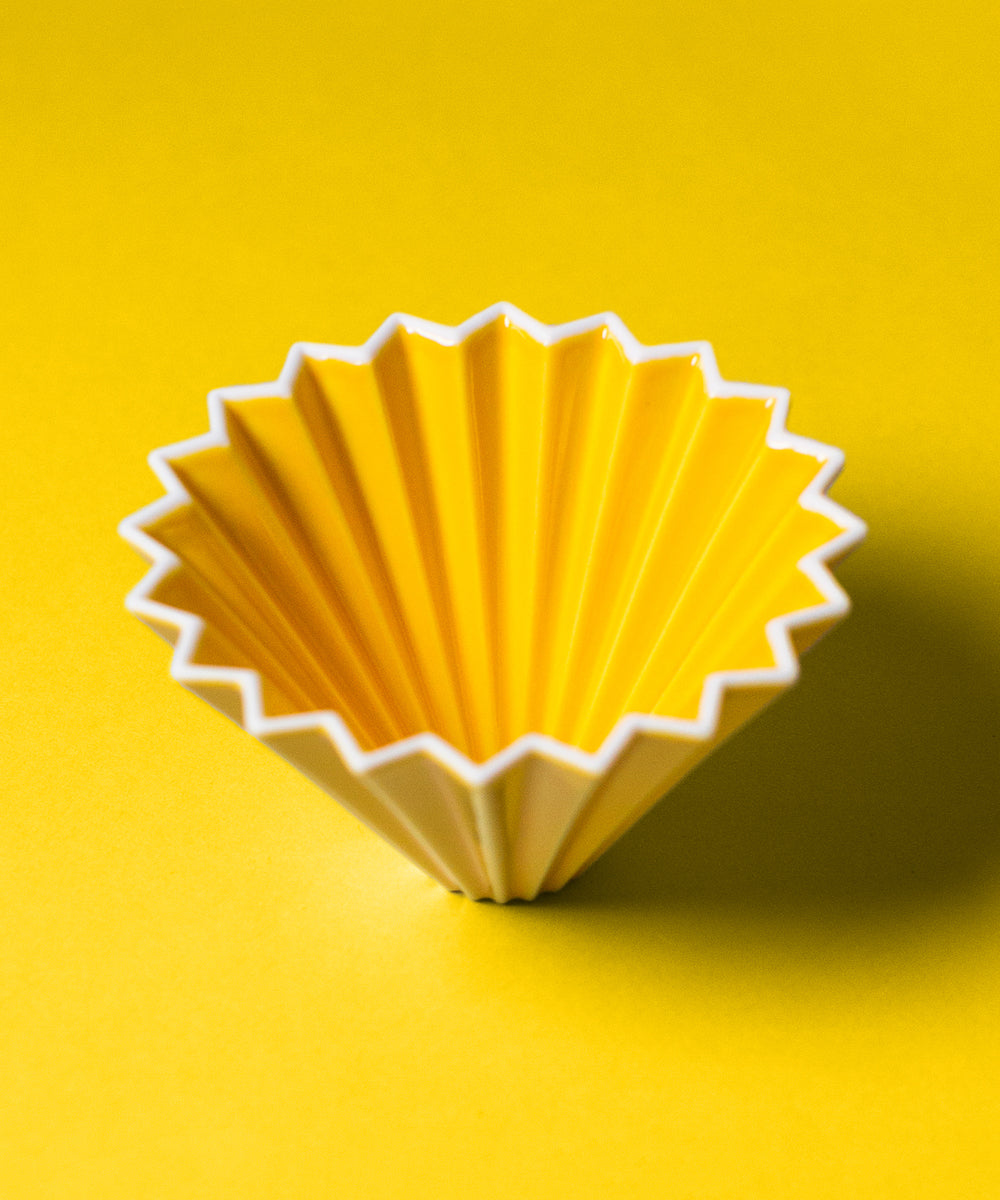 Lemon Curd Origami Japan Pour-Over Coffee Dripper 