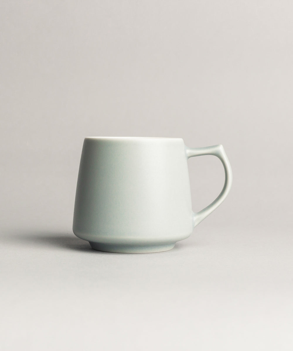 Side of Green Origami Japan Ceramic Coffee Mug Cup