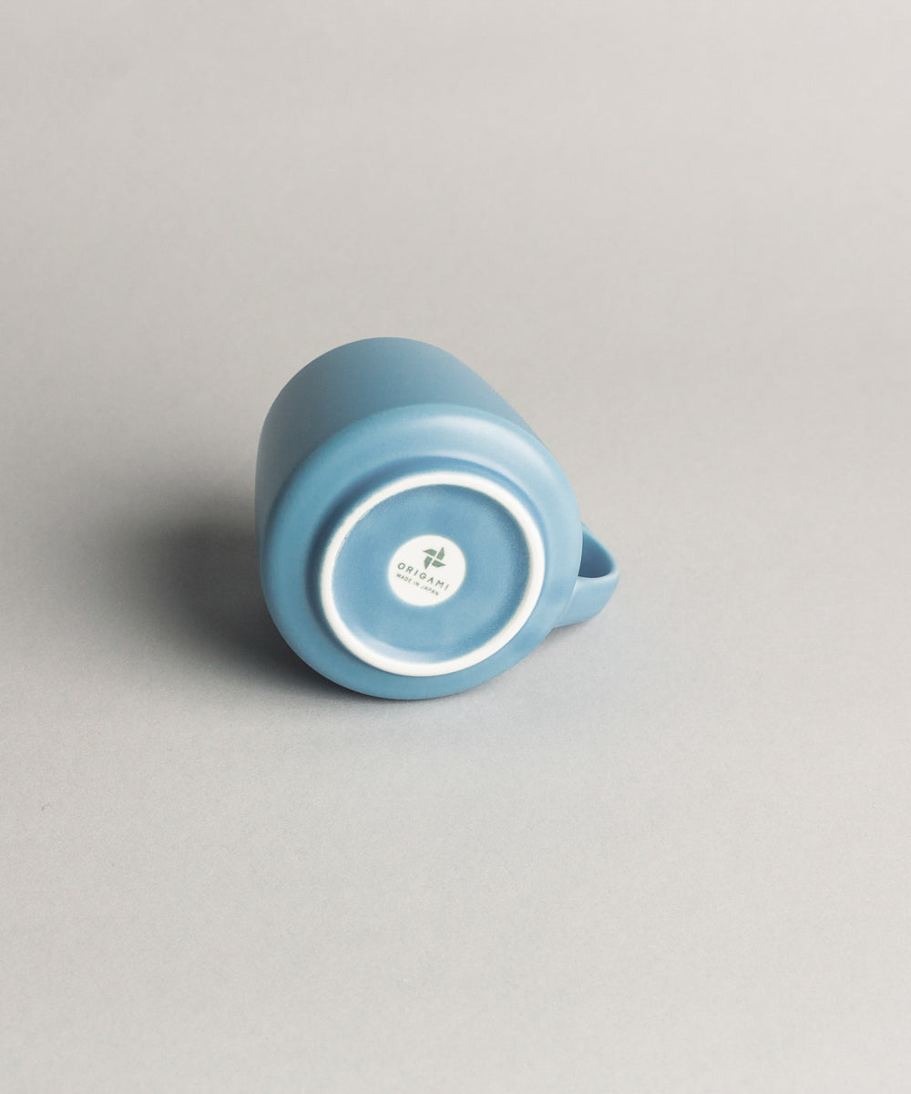 Bottom of Blue Origami Japan Ceramic Coffee Mug Cup