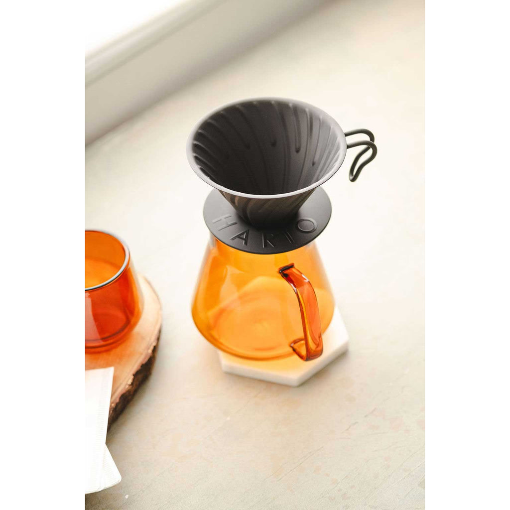 Hario V60 Metal Coffee Dripper 02 - Black